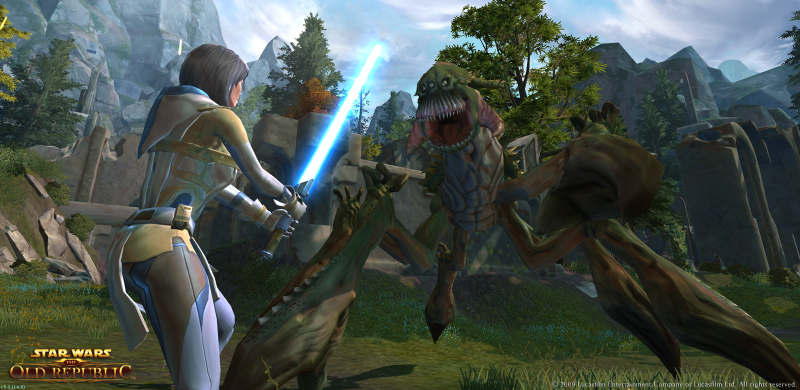 Illustration for article titled New Star Wars: The Old Republic Screens Spread Jedi Love
